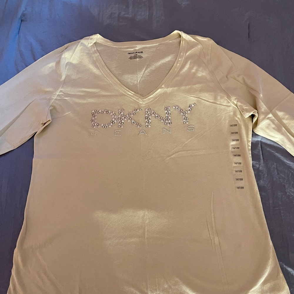 Beige casual top